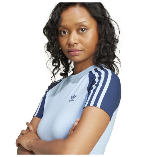 Adidas Γυναικεία κοντομάνικη μπλούζα 3-S Slim Tee